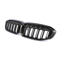 Performance-Kühlergrill BMW 3er G20 Schwarz - Seitenansicht - Becquet Voiture
