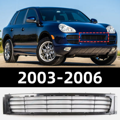 Calandre Porsche Cayenne 2003-2006 - détail du montage - Becquet Voiture
