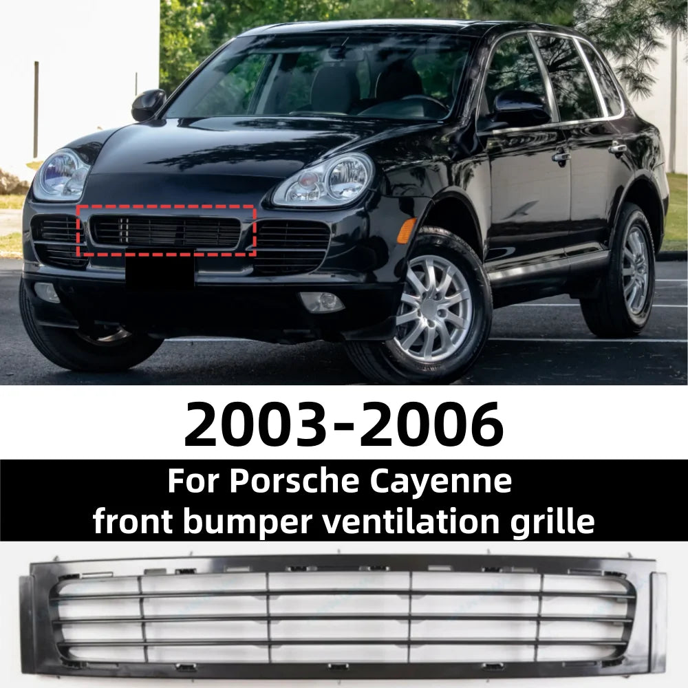 Calandre Porsche Cayenne 2003-2006 - vue de face - Becquet Voiture