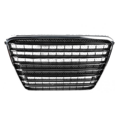 Calandre Racing Audi A8 Noir 2011-2014 - vue de face - Becquet Voiture