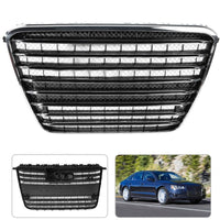 Schwarzer Audi A8 Racing-Kühlergrill 2011–2014 - Seitenansicht - Becquet Voiture