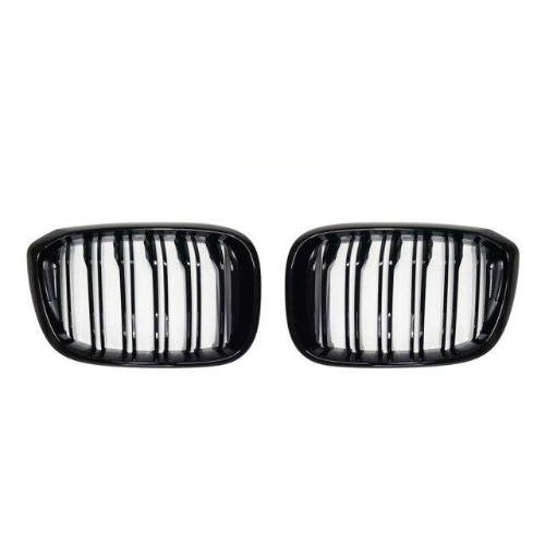 Calandre Racing BMW X4 G02 Noir - vue de face - Becquet Voiture