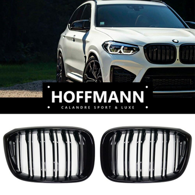 Calandre Racing BMW X4 G02 Noir - vue de profil - Becquet Voiture