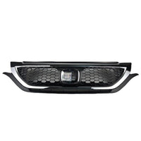 Calandre Racing Noir Chrome Honda CR-V 2012-2015 - vue de face - Becquet Voiture