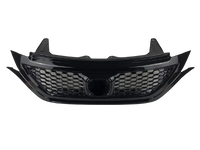 Calandre Racing Noir Chrome Honda CR-V 2012-2015 - vue de profil - Becquet Voiture