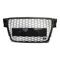 RS4 Honeycomb Grille Audi A4 S4 B8 2009-2012 - front view 2 - Becquet Voiture