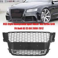 Sportlicher Wabenkühlergrill im RS5-Stil für Audi A5/S5 B8 2008–2012 - Nahansicht 2 - Becquet Voiture