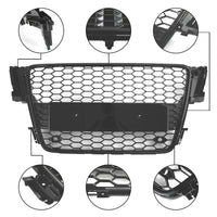 Calandre Sport Alvéolée Style RS5 Audi A5 S5 B8 - packshot studio 2 - Becquet Voiture
