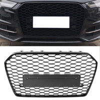 Calandre Sport Audi A6 C7 2016-2018 Noir Mat - vue de profil - Becquet Voiture