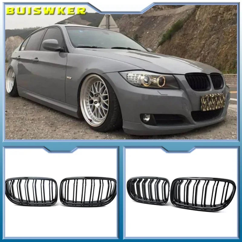 Calandre Sport BMW Série 3 E90 E91 LCI 2009-2011 - vue de face - Becquet Voiture