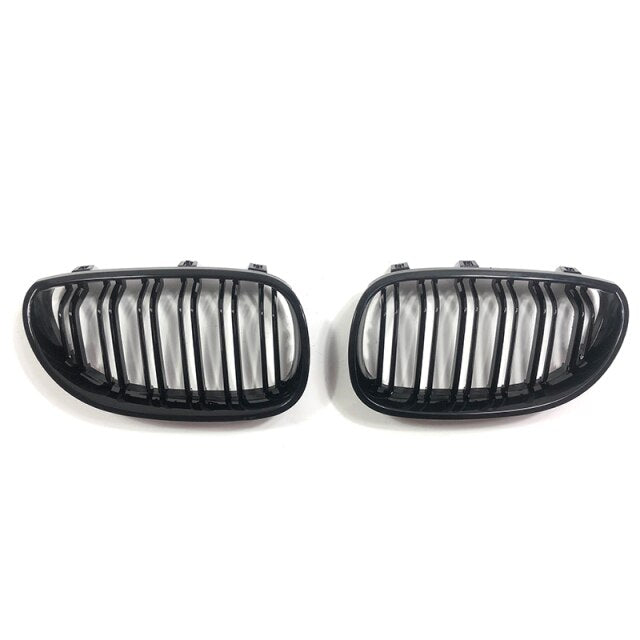 Calandre Sport BMW Serie 5 E60 E61 Noir Brillant - vue de face - Becquet Voiture