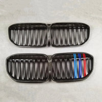 Calandre Sport BMW Série 7 G11 G12 Noir Brillant 2020+ - vue de face - Becquet Voiture