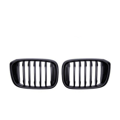 Calandre Sport BMW X3 G01 G08 2018-2021 Noir Mat - vue de face - Becquet Voiture