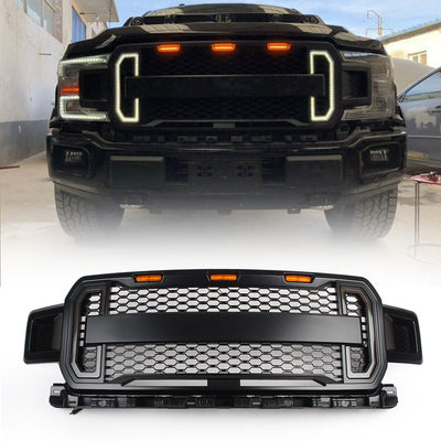Calandre Sport Ford F150 2018-2019 Noir - vue de profil - Becquet Voiture