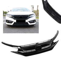 Calandre Sport Honda Civic Berline 2016-2018 Noir - vue de profil - Becquet Voiture