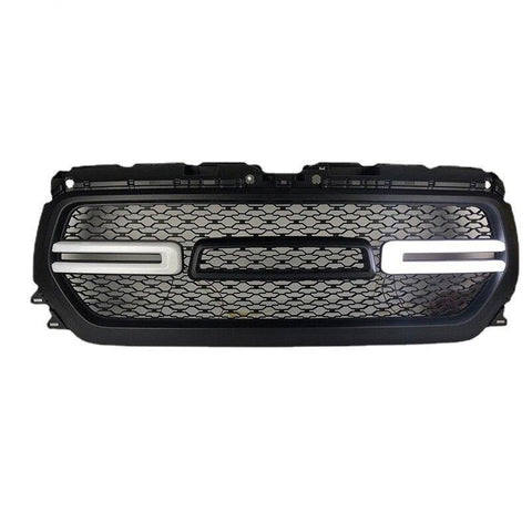 Calandre Sport LED Noir Mat Dodge Ram 1500 2019-2021 - vue de face - Becquet Voiture