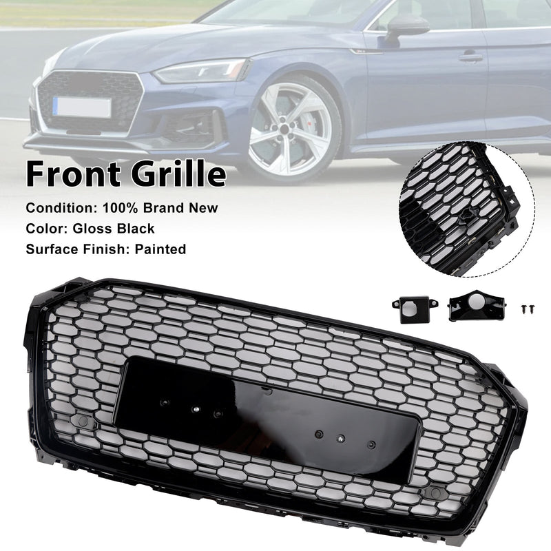 Calandre Sport Nid d'Abeille RS5 Audi A5 S5 B9 - installé sur véhicule - Becquet Voiture