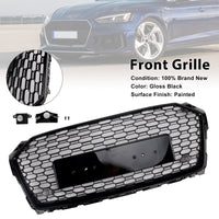Calandre Sport Nid d'Abeille RS5 Audi A5 S5 B9 - vue de trois-quarts - Becquet Voiture