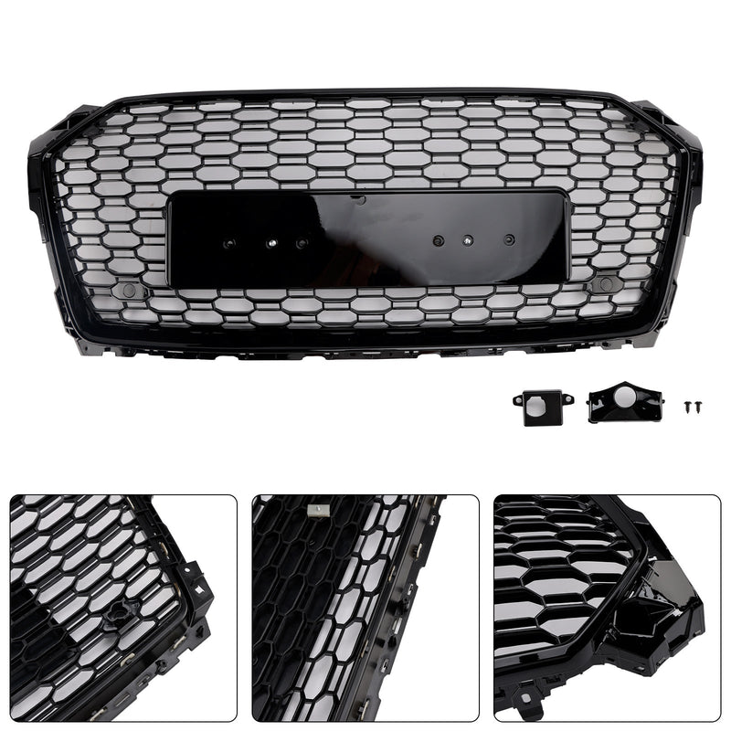 Calandre Sport Nid d'Abeille RS5 Audi A5 S5 B9 - vue rapprochée - Becquet Voiture