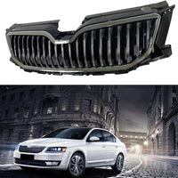 Black Chrome Sport Grille Skoda Octavia 2015-2017 - side view - Becquet Voiture