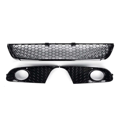 Calandre Sport VW Golf 6 2009-2012 Noir ABS - vue de face - Becquet Voiture