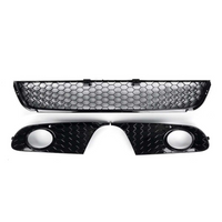 Sportgrill VW Golf 6 2009–2012 Schwarz ABS - Vorderansicht - Becquet Voiture