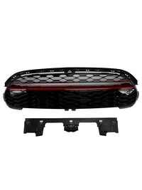 Calandre Style GP MINI F55 F56 F57 Cooper S SD Noir Rouge - vue de face - Becquet Voiture