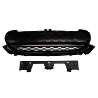 Calandre Style GP MINI F56 F55 F57 Cooper S Noir Rouge - packshot studio - Becquet Voiture