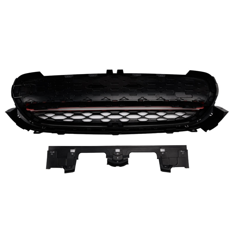 Calandre Style GP MINI F56 F55 F57 Cooper S Noir Rouge - packshot studio - Becquet Voiture