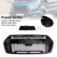Calandre Style Raptor Noir Brillant Ford Transit MK8 2019-2025 - installé sur véhicule - Becquet Voiture