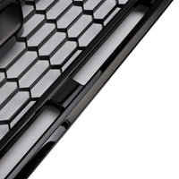 Calandre Style Raptor Noir Brillant Ford Transit MK8 2019-2025 - vue de dessus - Becquet Voiture