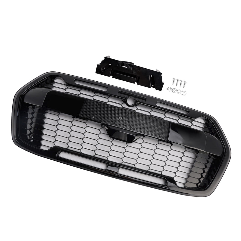 Calandre Style Raptor Noir Brillant Ford Transit MK8 2019-2025 - vue de face 2 - Becquet Voiture