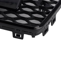 RS6-Style-Kühlergrill Wabenmuster Audi A6 S6 C7 2016–2018 Schwarz - Vorderansicht 2 - Becquet Voiture