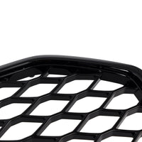 RS6-Style-Kühlergrill Wabenmuster Audi A6 S6 C7 2016–2018 Schwarz - Seitenansicht 2 - Becquet Voiture