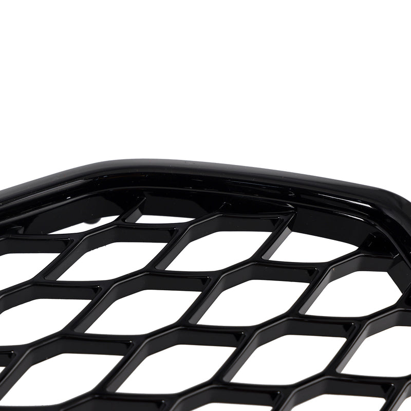 RS6-Style-Kühlergrill Wabenmuster Audi A6 S6 C7 2016–2018 Schwarz - Seitenansicht 2 - Becquet Voiture