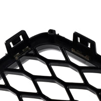 RS6-Style-Kühlergrill Wabenmuster Audi A6 S6 C7 2016–2018 Schwarz - Dreiviertelansicht 2 - Becquet Voiture