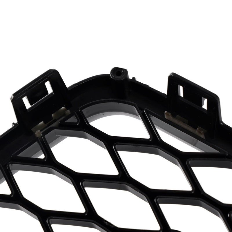 RS6-Style-Kühlergrill Wabenmuster Audi A6 S6 C7 2016–2018 Schwarz - Dreiviertelansicht 2 - Becquet Voiture