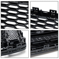 Black RS6 Style Honeycomb Grille Audi A6 S6 C7 2016-2018 - side view 2 - Becquet Voiture