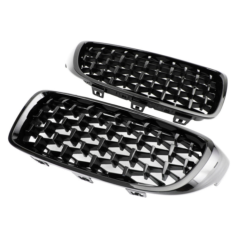 Calandre Supérieure Diamant BMW Série 4 F32 F33 F36 F82 2014-2018 - installé sur véhicule - Becquet Voiture