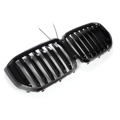 Grilles Calandre Noir LED BMW X5 G05 Simple Lame - vue 3