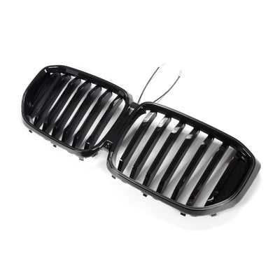 Grilles Calandre Noir LED BMW X5 G05 Simple Lame - vue 4