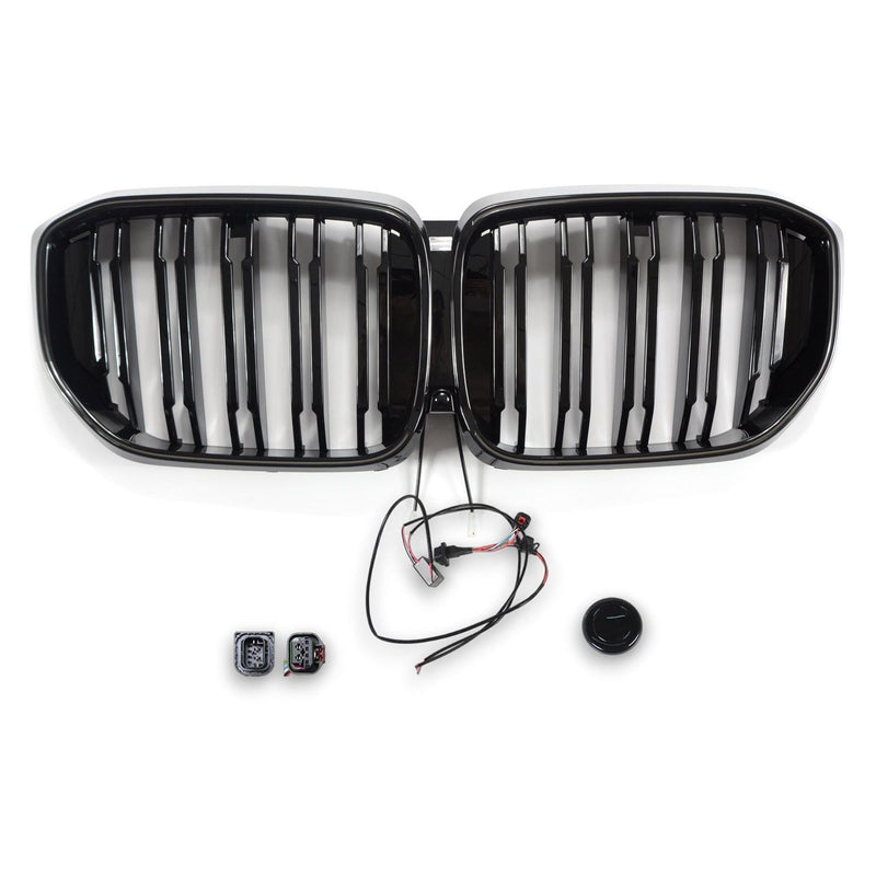 Grilles Calandre Noir LED BMW X5 G05 Simple Lame