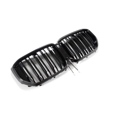 Grilles Calandre Noir LED BMW X5 G05 Simple Lame - vue 5