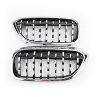 Calandres Avant Diamant Chromé BMW G30 G38 2017-2019 - vue de trois-quarts - Becquet Voiture