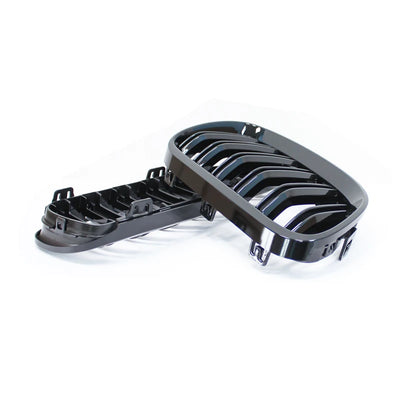 Calandres BMW Série 3 E92 E93 M3 LCI 2010-2013 - vue de trois-quarts - Becquet Voiture