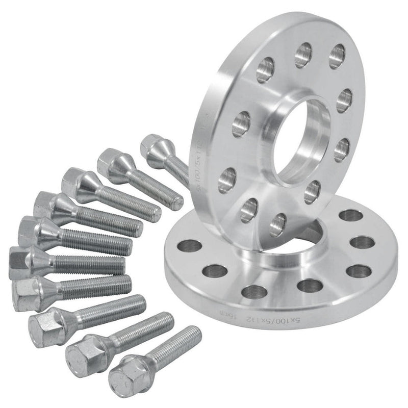 Cales Élargisseur de Voie 5x112 5x100 Audi VW 15mm 20mm - vue de trois-quarts - Becquet Voiture