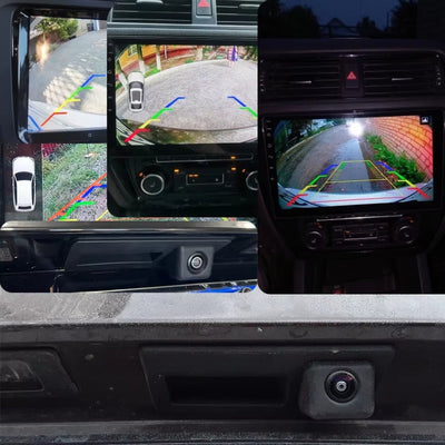 Caméra Recul Intégration Origine Audi VW 1080P 170° - vue de profil - Becquet Voiture