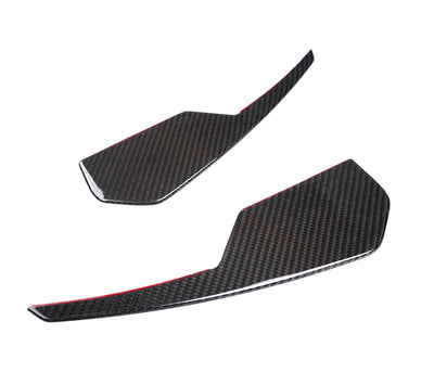 Canards 3D Fibre Carbone BMW M3 M4 G80 G82 - vue de profil - Becquet Voiture
