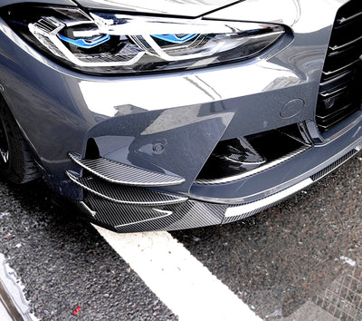 Canards AC Fibre Carbone BMW M3 M4 G80 G82 - vue de trois-quarts - Becquet Voiture
