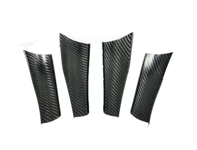Canards Avant Fibre Carbone BMW M2 G87 - vue de face - Becquet Voiture